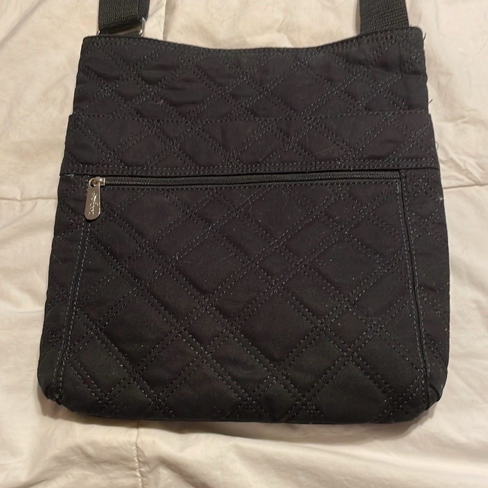 Thirty one black cross body quilted purse - Picture 3 of 5